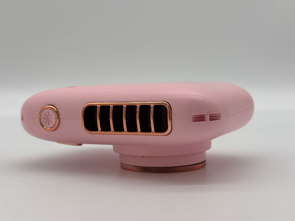 Ventilator Portabil Design Cameră Foto – 3 Trepte de Viteză, Cu Agățătoare de Gât & Cablu Încărcare Inclus [9]