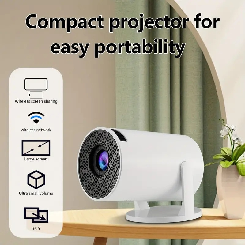 Videoproiector Portabil Smart M300 MAX, 9000 Lumeni, 260 ANSI, Suport 4K Ultra HD, Android TV 11, Auto Corectie Imagine, Wi-Fi 2.4/5 GHz, Bluetooth 5.0., Difuzor Incorporat, 1028 Jocuri Preinstalate, [17]