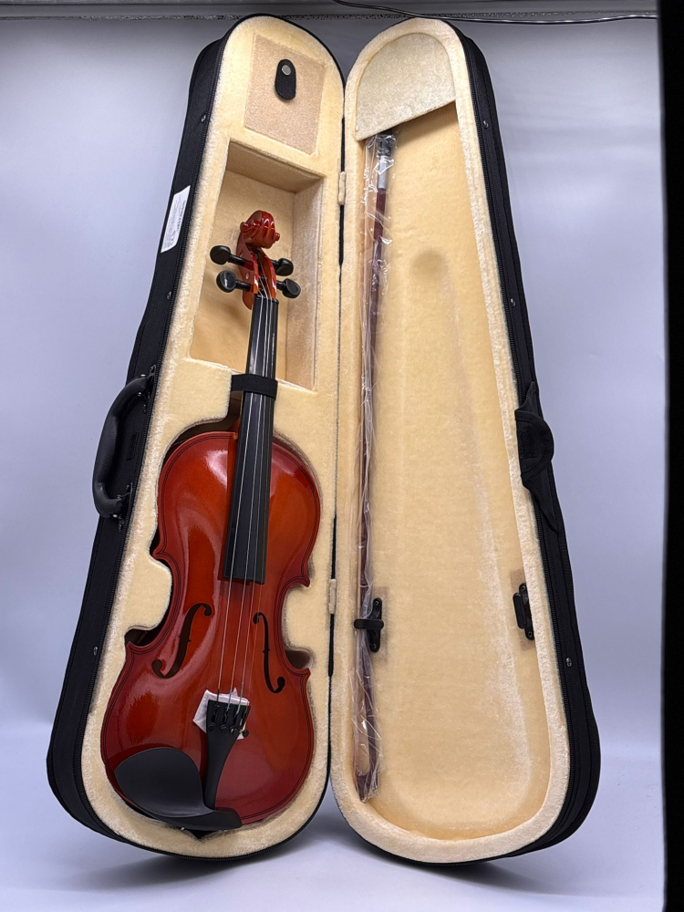 Vioară 4/4 Semi-Profesională, 60 cm, cu Arcus, Rășină și Husă de Protecție – Calitate Premium [4]