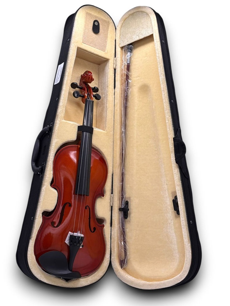 Vioară 4/4 Semi-Profesională, 60 cm, cu Arcus, Rășină și Husă de Protecție – Calitate Premium [1]