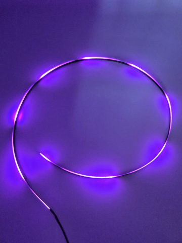 Bandă LED RGB USB 1.2m – Iluminare Ambient Interior Auto, Control prin Aplicație & Telecomandă, Kit Complet de Montare Inclus [9]