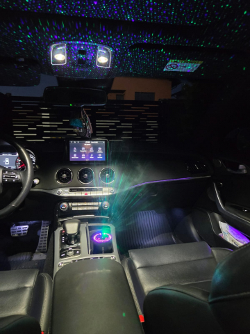 Odorizant Auto cu Proiecție Stele, Aromaterapie și USB Type-C – Ideal pentru Suportul de Pahare al Mașinii [11]