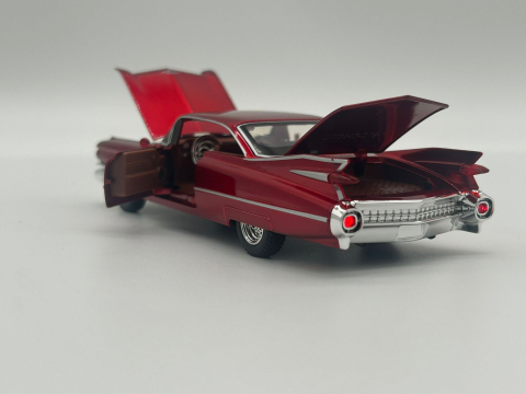 Automachetă Cadillac 1959, 15 cm, Funcție Pull-Back, Uși, Portbagaj și Capotă Deschizătoare, Lumină și Sunet [8]