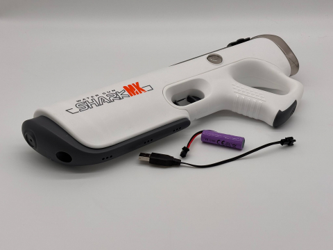 Pistol cu Apa Electric SHARK MX – Îl Scufunzi, Absoarbe Apa și Trage Puternic! Baterie Reîncărcabilă, Jet Lung 11m, 40 cm [10]