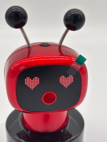 Odorizant Auto Design Robot – Reîncărcabil, Ochi Animati, Parfum Inclus, Fixare pe Bord cu Bandă Specială inclusa [20]