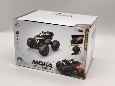 Mașină cu Telecomandă Off-Road R/C, 20 cm, Cameră Wi-Fi cu Funcție Video & Foto, Funcție de Fum, Control prin Telefon (Aplicația SF-CAR), Suspensie Mobilă, Lumină, Cablu de Încărcare Inclus [10]