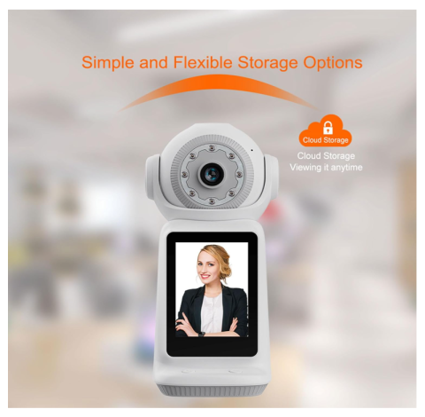 Cameră Video de Supraveghere Inteligentă WiFi, de Interior, Full HD 1080P, Funcție Apel Video, Viziune Nocturnă, Audio Bidirecțional, Suport Cloud și Card TF – Control prin Aplicația V380 PRO [8]