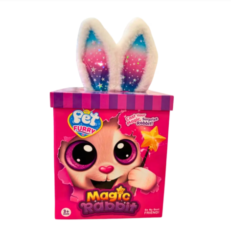 Iepure Magic – Jucarie Interactiva de Plus Magic Rabbit in a Top Hat, cu Lumini si Sunete [5]