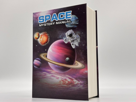 Pusculita Secreta cu Cod – Design Carte “Space Mystery Manual”, Ideală pentru Economii Discrete [4]