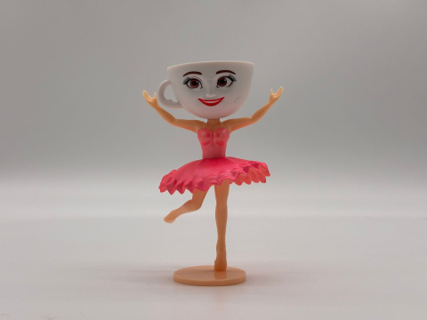 Figurină Balerina Capucina, 11 cm, Mini Statuetă Balerină [9]
