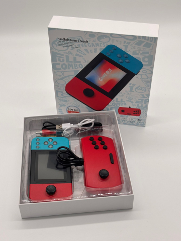 Consolă Portabilă Jocuri Retro – Conectare AV la TV,  Controler pentru 2 Jucători, Ecran 2.8” HD Color, 500 Jocuri Incluse, Baterie Reîncărcabilă 800mAh [10]