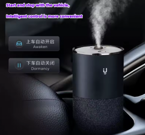 Purificator Auto | Reîncărcabil, Sticluta 60ml Ulei Inclus, Ideal pentru Mașină, Casă sau Birou [5]