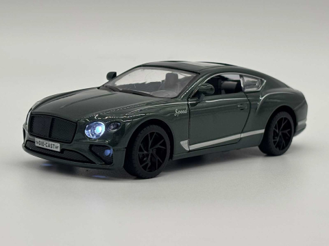 Mașină din Metal Bentley Continental GT 1:32, Pullback, Lumini și Sunete, Uși Deschizătoare, 15 cm [1]