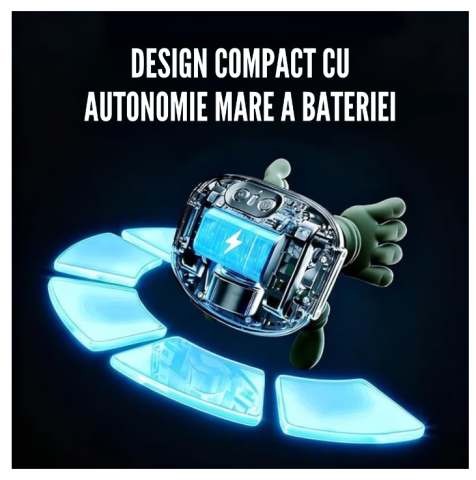 Aparat Masaj Cervical Gat si Umeri 4D cu Incalzire, Fara Fir, Masaj Tip Mana Umana, 3 Moduri, Autonomie pana la 12 Zile, Ideal pentru Relaxare si Dureri Musculare [9]