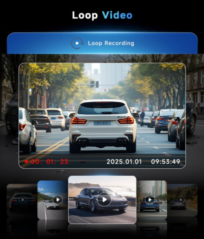 Cameră Auto 360° cu 3 Camere +  Cameră Marșarier Inclusă, Tip Crocodil, Față-Spate-Stânga-Dreapta, Full HD 1080P, Viziune Nocturnă IR, Monitorizare Parcare 24h [4]