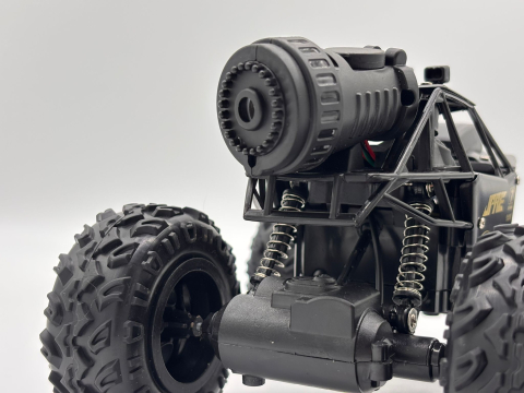 Mașină cu Telecomandă Off-Road R/C, 20 cm, Cameră Wi-Fi cu Funcție Video & Foto, Funcție de Fum, Control prin Telefon (Aplicația SF-CAR), Suspensie Mobilă, Lumină, Cablu de Încărcare Inclus [11]