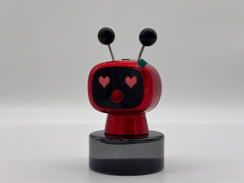 Odorizant Auto Design Robot – Reîncărcabil, Ochi Animati, Parfum Inclus, Fixare pe Bord cu Bandă Specială inclusa [22]