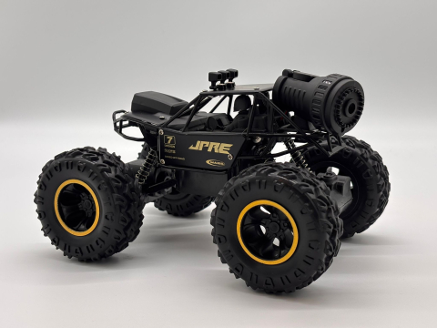 Mașină cu Telecomandă Off-Road R/C, 20 cm, Cameră Wi-Fi cu Funcție Video & Foto, Funcție de Fum, Control prin Telefon (Aplicația SF-CAR), Suspensie Mobilă, Lumină, Cablu de Încărcare Inclus [7]