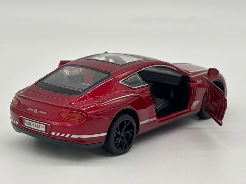 Mașină din Metal Bentley Continental GT 1:32, Pullback, Lumini și Sunete, Uși Deschizătoare, 15 cm [4]