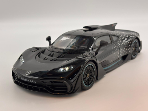 Automacheta Mercedes-Benz AMG One din Metal, 25 cm Usi si Elemente Mobile,Faruri, Stopuri si Bord Interior Luminate, Sunete Realiste, 25 cm, Volan Functional [8]