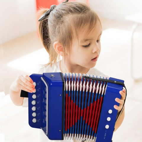 Acordeon Copii, iStan, 18 x 35 cm - Albastru [5]