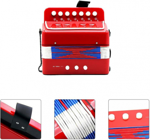 Acordeon Copii, iStan, 18 x 35cm - Rosu [5]