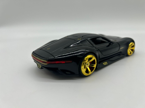 Automachetă Mercedes-Benz AMG GT Vision (Batmobile) din Metal, 15 cm, Funcție Pull-Back, Uși și Eleron Deschizătoare, Lumină și Sunet [8]