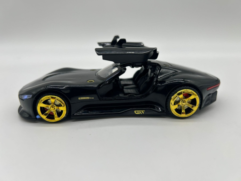 Automachetă Mercedes-Benz AMG GT Vision (Batmobile) din Metal, 15 cm, Funcție Pull-Back, Uși și Eleron Deschizătoare, Lumină și Sunet [11]