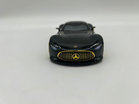 Automachetă Mercedes-Benz AMG GT Vision (Batmobile) din Metal, 15 cm, Funcție Pull-Back, Uși și Eleron Deschizătoare, Lumină și Sunet [10]