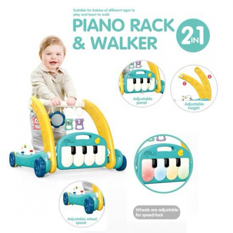 Antemergator si Saltea de Joaca, 2 in 1 pentru Bebelusi [2]