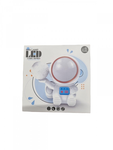 Astronaut Lampa de Veghe, Suport de Creioane si Ascutitoare, cu Multiple Culori Reglabile, Acumulator, Alb, iStan [1]