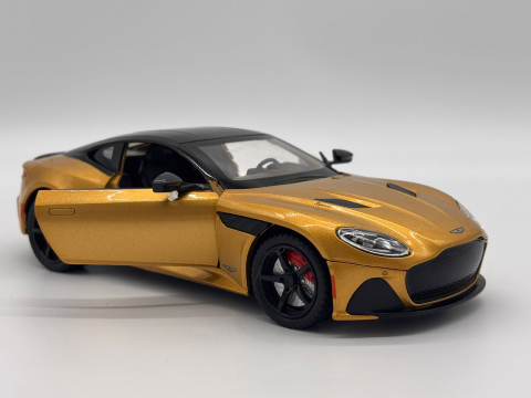 Automacheta Aston Martin DB V12, din Metal, 20 cm – Cu Lumini, Sunete, Funcție Pull-Back și Elemente Mobile [16]