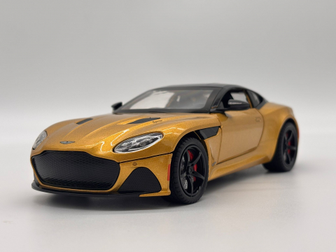 Automacheta Aston Martin DB V12, din Metal, 20 cm – Cu Lumini, Sunete, Funcție Pull-Back și Elemente Mobile [9]