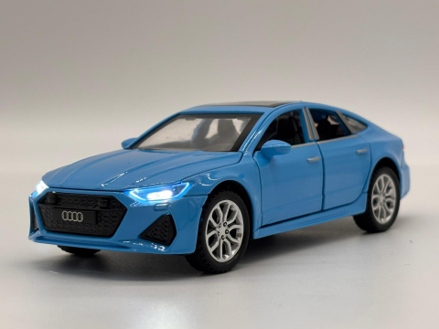 Toate Produsele - Automacheta Audi A7, din Metal, cu Sunete, Lumini, Elemente Mobile, 15 cm