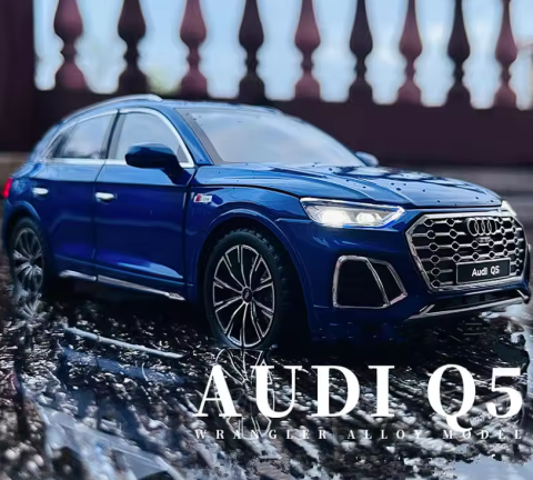 Automacheta Audi Q5 S-Line 45 TFSI, din Metal – 20,5 cm, cu Funcție Pull-Back, Sunete, Lumini și Elemente Mobile [2]