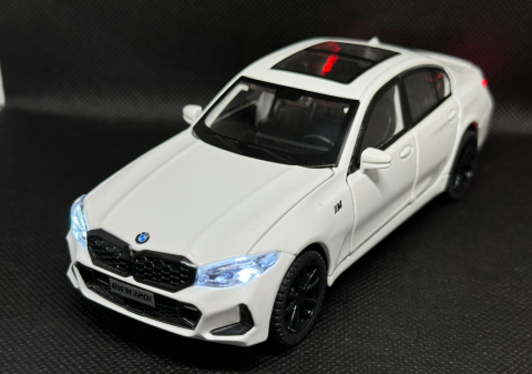 Automacheta BMW Seria 3 320i – Pachet M, din Metal, cu Sunete, Lumini, Roti Directionabile, Elemente Mobile, 15.5 cm [10]