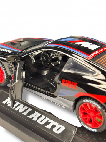 Automacheta BMW M8 Competition, din Metal – 16 cm, Sunete și Lumini, Funcție Pull Back si Elemente Mobile [11]