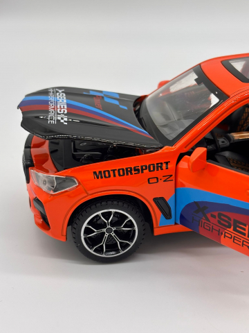 Automacheta BMW X5 M Competition, din Metal, cu Sunete, Lumini, Elemente Mobile, 20 cm [7]