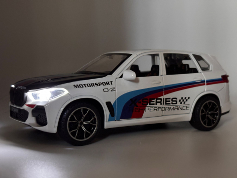 Automacheta BMW X5 M Competition, din Metal, cu Sunete, Lumini, Elemente Mobile, 20 cm [9]