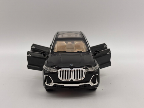 Automacheta BMW X7, din Metal, Fum pe Baza de Apă, cu Sunete si Lumini, Elemente Mobile, Functie Pull-Back, 20 cm [4]