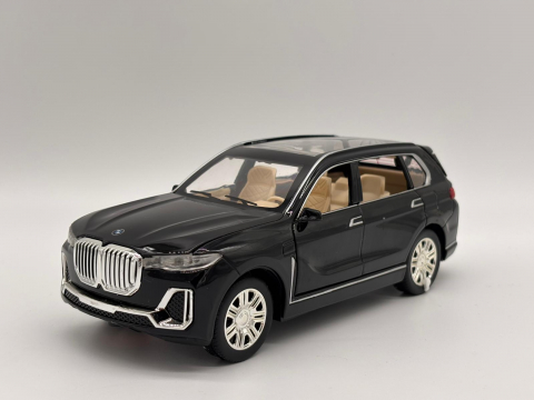 Automacheta BMW X7, din Metal, Fum pe Baza de Apă, cu Sunete si Lumini, Elemente Mobile, Functie Pull-Back, 20 cm [9]