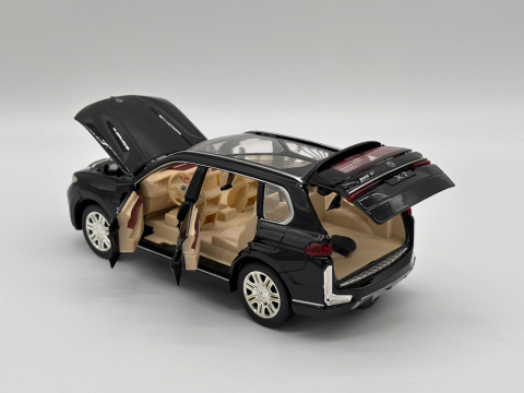 Automacheta BMW X7, din Metal, Fum pe Baza de Apă, cu Sunete si Lumini, Elemente Mobile, Functie Pull-Back, 20 cm [5]