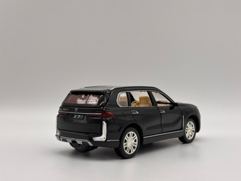 Automacheta BMW X7, din Metal, Fum pe Baza de Apă, cu Sunete si Lumini, Elemente Mobile, Functie Pull-Back, 20 cm [2]