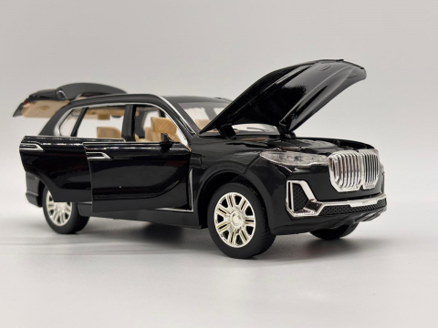 Automacheta BMW X7, din Metal, Fum pe Baza de Apă, cu Sunete si Lumini, Elemente Mobile, Functie Pull-Back, 20 cm [8]