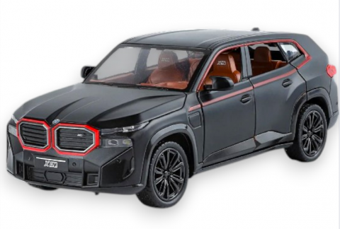 Automachete - Automacheta BMW XM, din Metal, cu Sunete, Lumini, Elemente Mobile, 15 cm