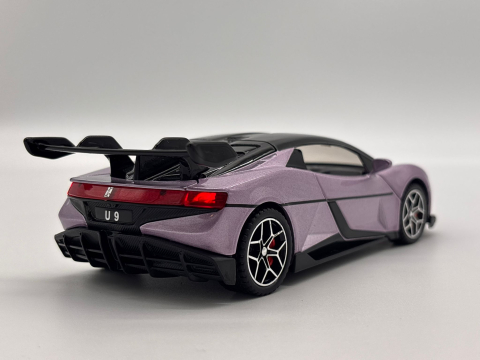 Automachetă BYD Yangwang U9 din Metal, 1:32, Funcție Pull-Back, Uși, Capotă și Portbagaj Deschizătoare, Lumină și Sunet, 15 cm [13]