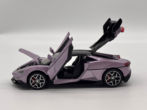 Automachetă BYD Yangwang U9 din Metal, 1:32, Funcție Pull-Back, Uși, Capotă și Portbagaj Deschizătoare, Lumină și Sunet, 15 cm [9]