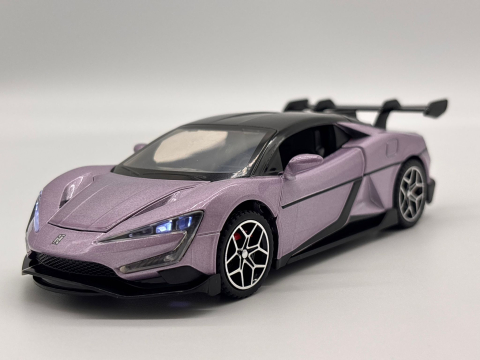 Automachetă BYD Yangwang U9 din Metal, 1:32, Funcție Pull-Back, Uși, Capotă și Portbagaj Deschizătoare, Lumină și Sunet, 15 cm [15]