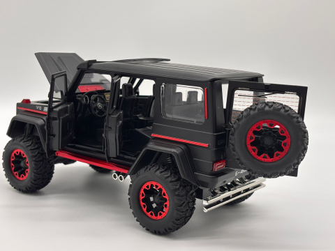 Automacheta Mercedes-Benz G Class V12, din Metal cu Fum pe baza de Apă, Sunete, Elemente Mobile, Lumini și Funcție Pull-Back – 20 cm [6]