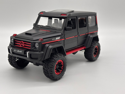 Automacheta Mercedes-Benz G Class V12, din Metal cu Fum pe baza de Apă, Sunete, Elemente Mobile, Lumini și Funcție Pull-Back – 20 cm [10]